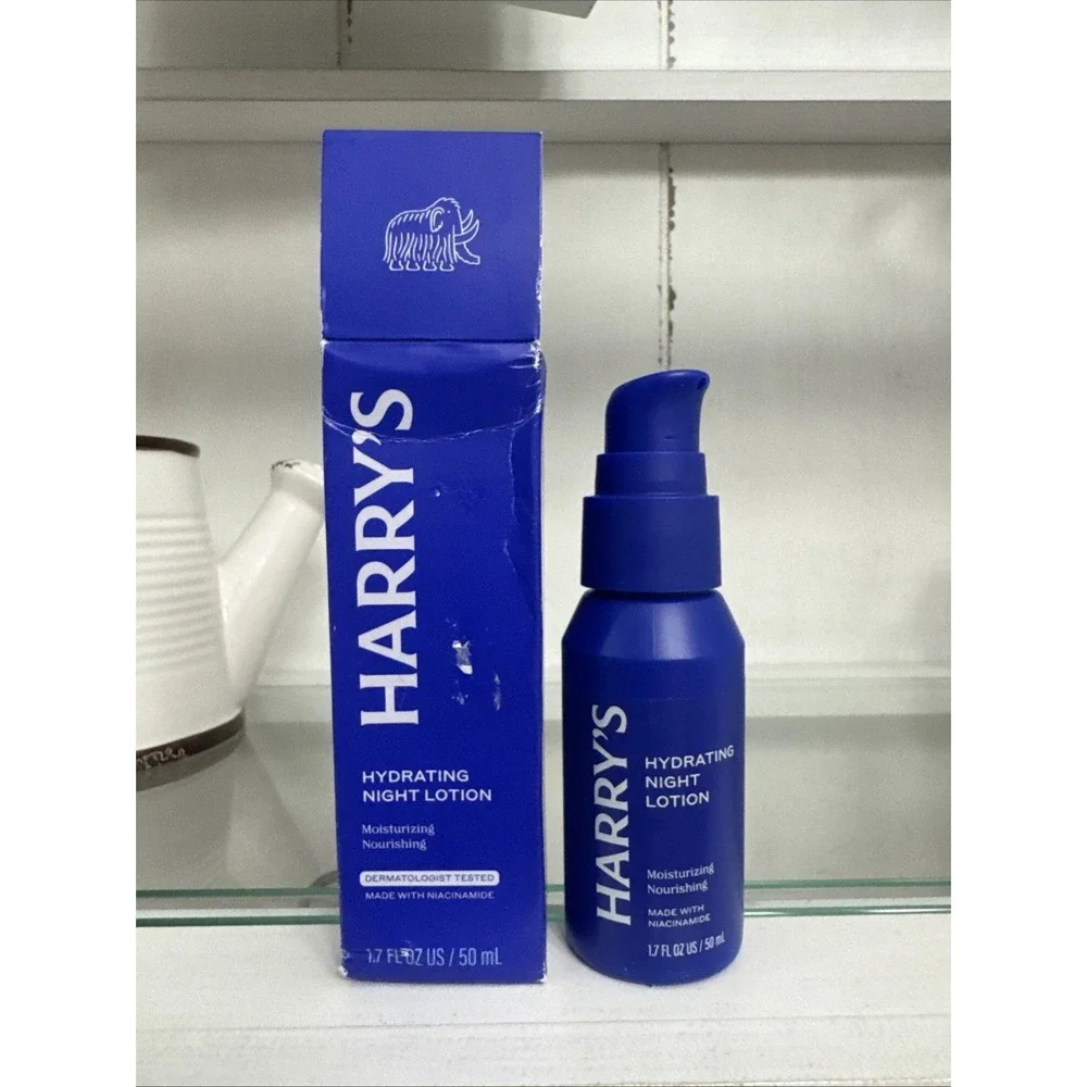 Men's Night Skin Treatment Harry's Hydrating Night Lotion 1.7 Oz New In Box